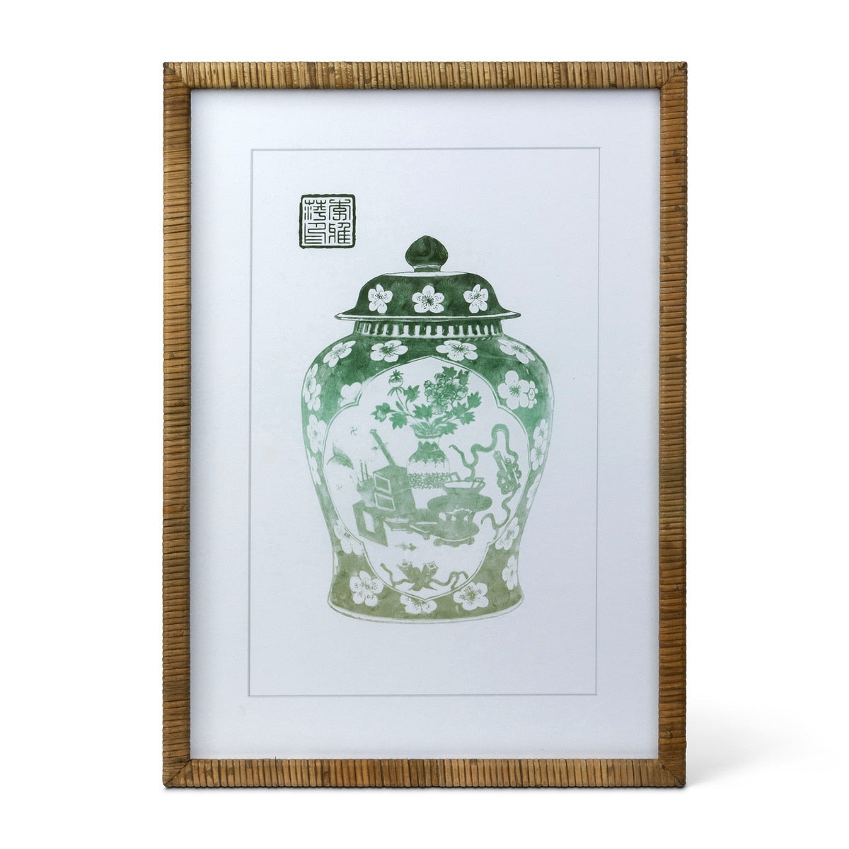 Lotus Framed Ginger Jar Wall Art, 3 Assorted Styles style shot 2