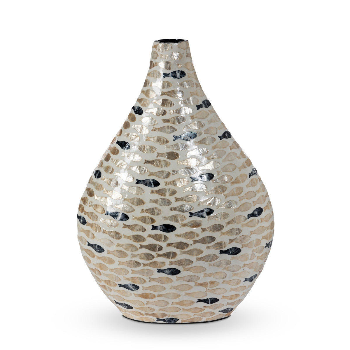 Capraia Coast Mosaic Vessel, Capiz, Nautical style shot 1