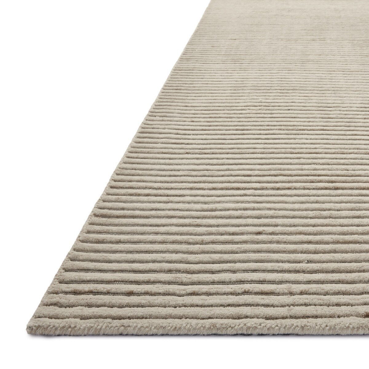Saint Lucia Seashell White Hand Loomed rug, 7'-9" x 9'-9" style shot 2