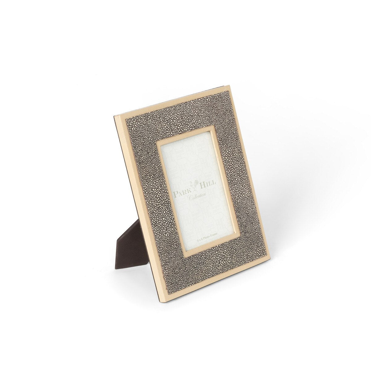 Shagreen Pattern Leather Photo Frame, Small style shot 1