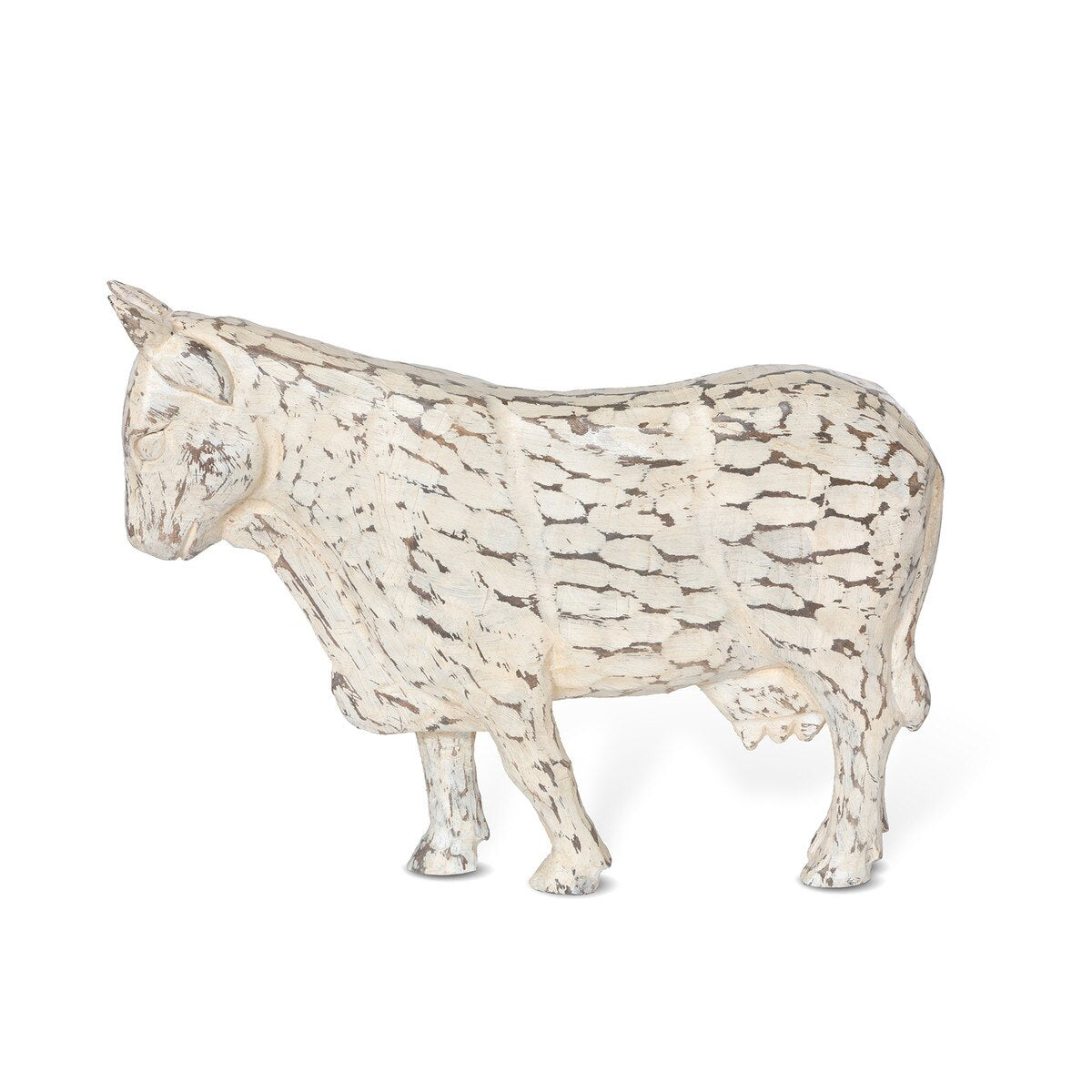 Carved Wood Folk Art Cow style shot 2