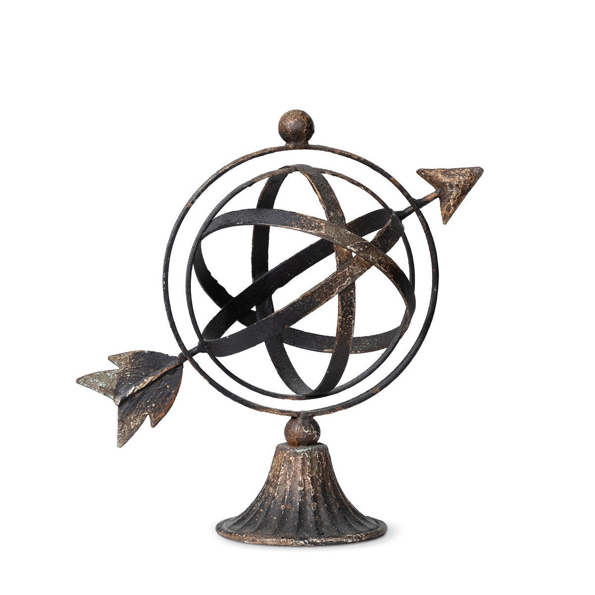Armillary Iron Sculpture, 10" style shot 1