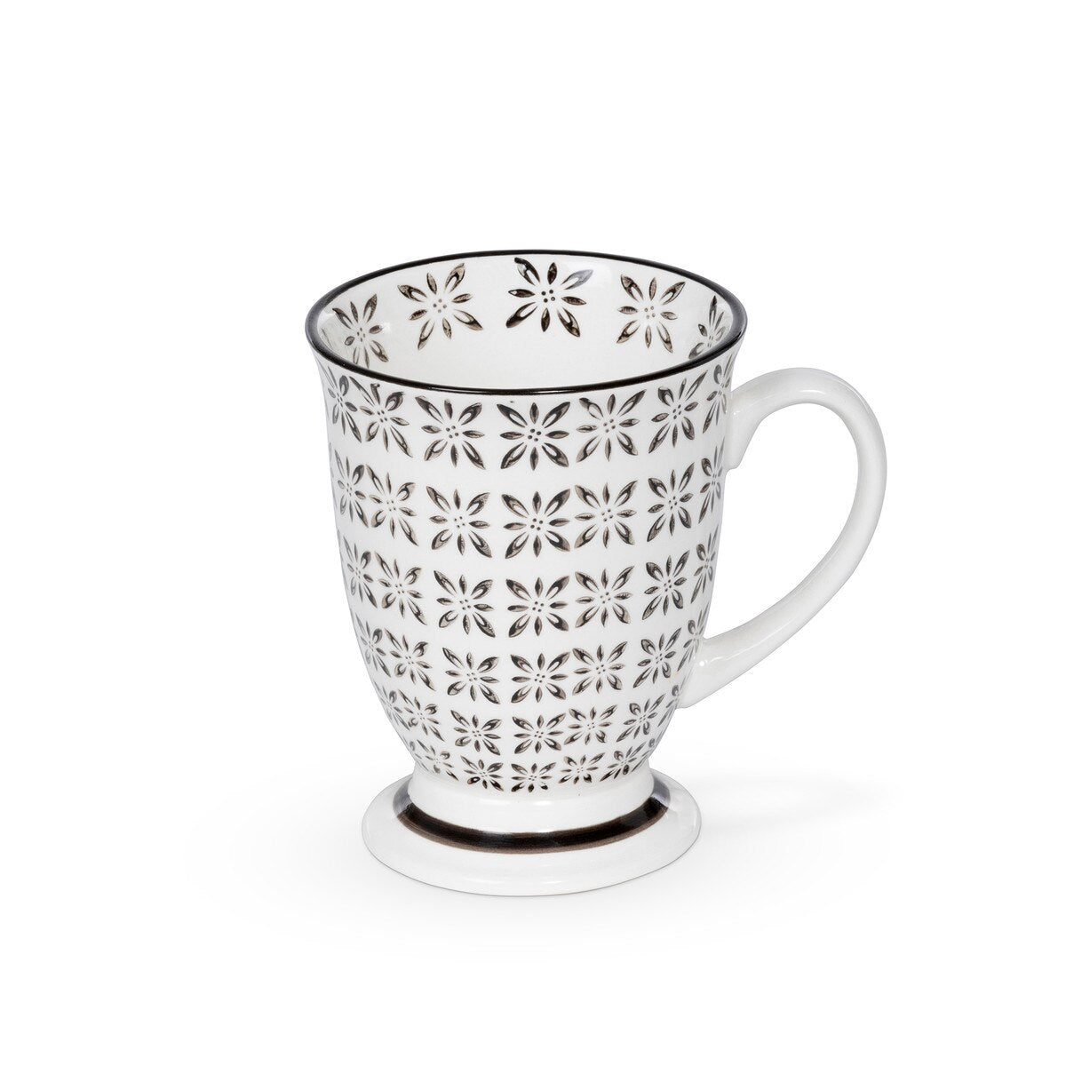 Norden Pattern Footed Mug style shot 1