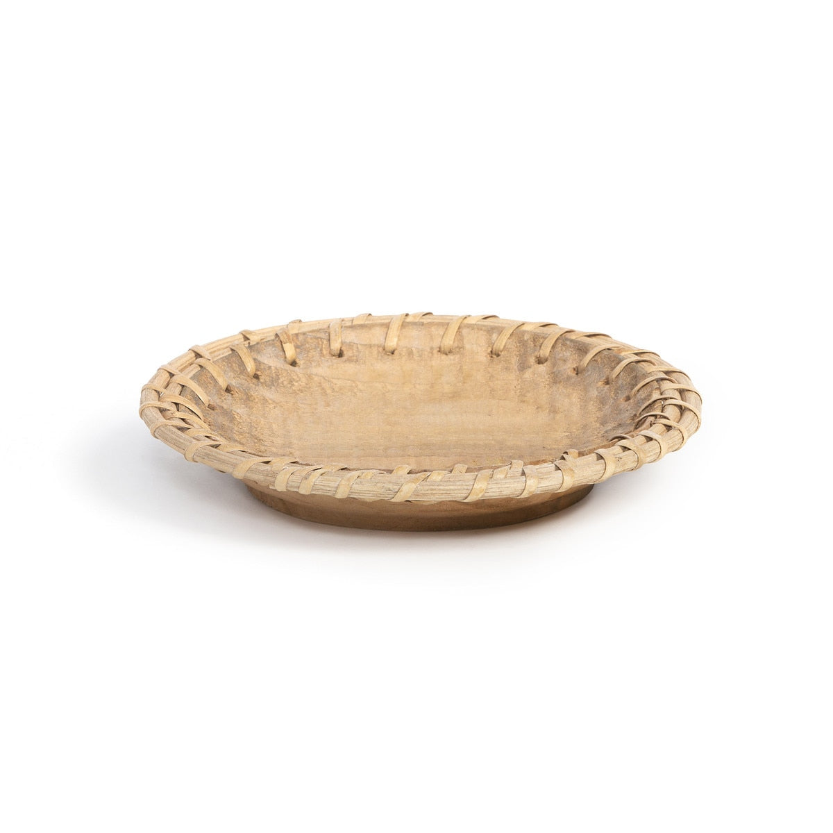 Rattan Lace Edged Charger, Small