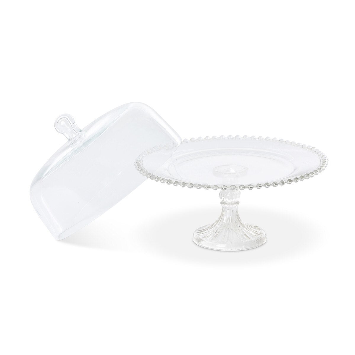 Candlewick Glass Cake Plate with Dome style shot 2