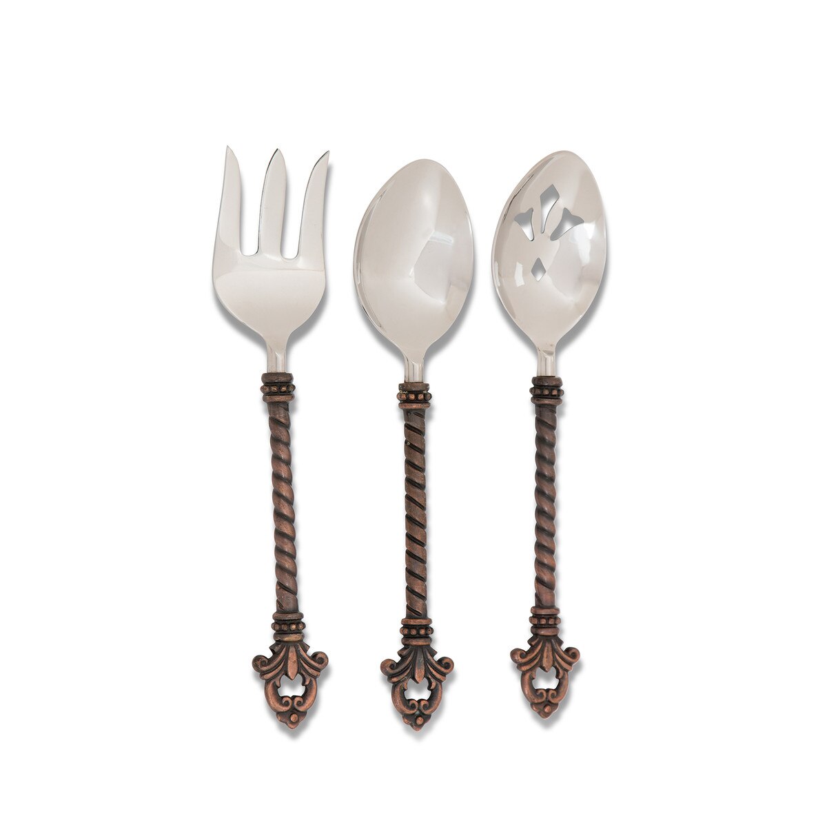 Fleur de Lis Hostess Serving Set, Set of 3 style shot 1