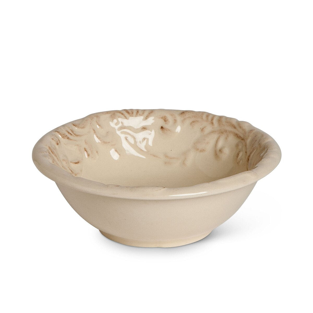 Acanthus Stoneware Dessert Bowls, Set of 4 style shot 1