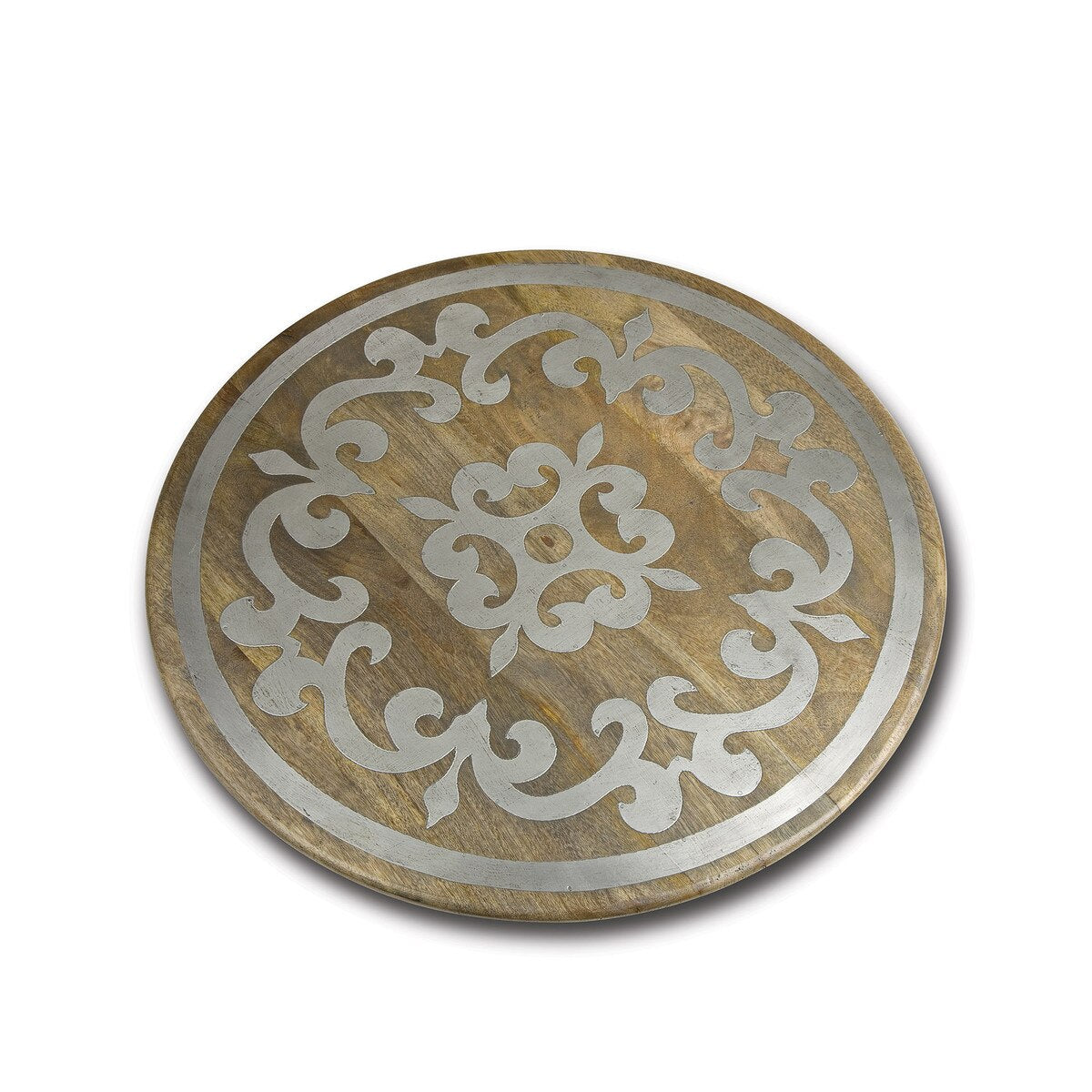 Heritage Inlay Wood Lazy Susan, 22" style shot 1
