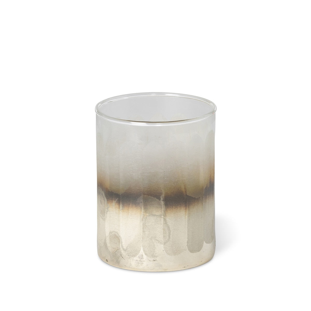 Mica Engraved Glass Hurricane, Small style shot 1