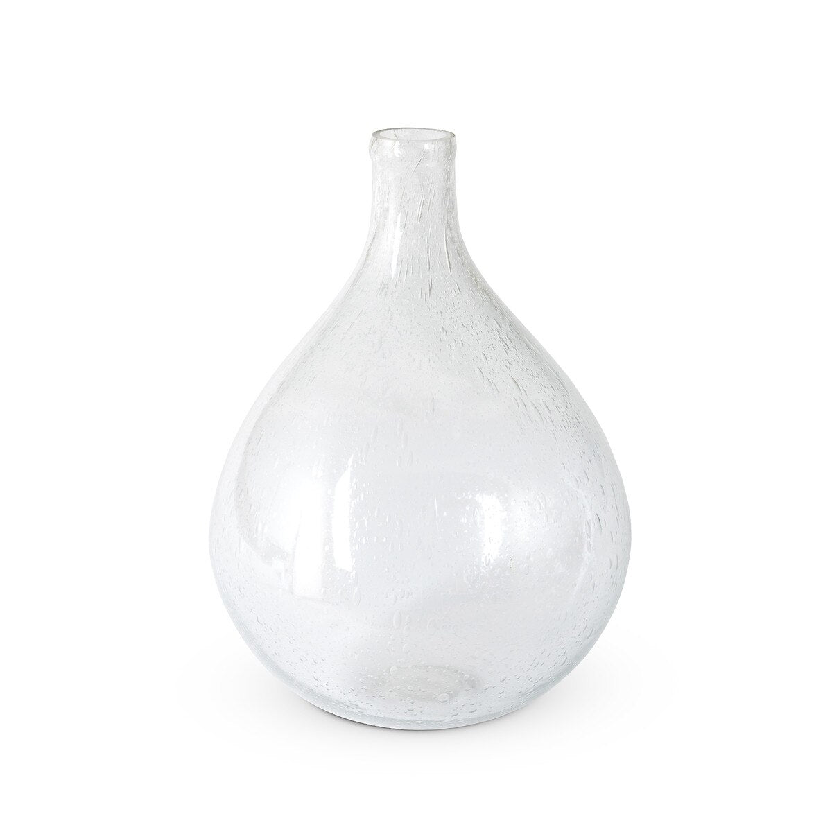 Raindrop Glass Oversized Bottle Vase, 18 in. style shot 1