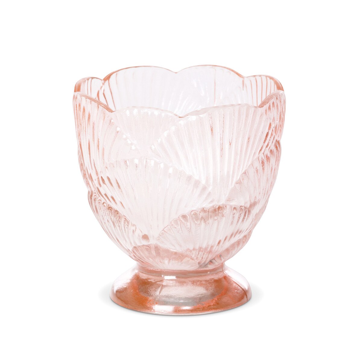 Pressed Glass Shell Vase, Large style shot 1
