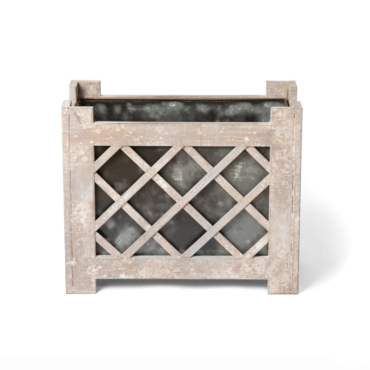 Lattice Iron Garden Planter style shot 2