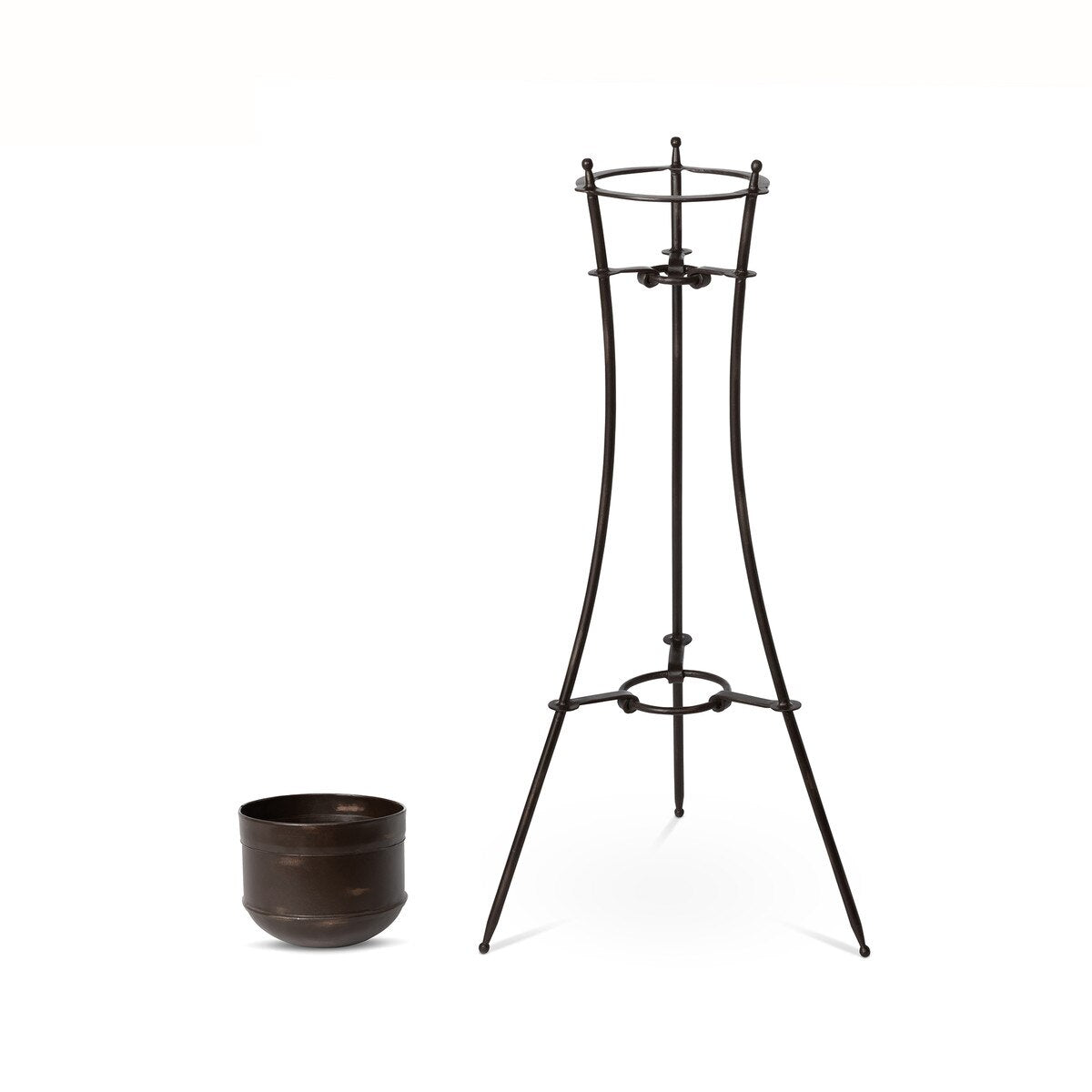 Portal Metal Stand and Pot, Tall style shot 2