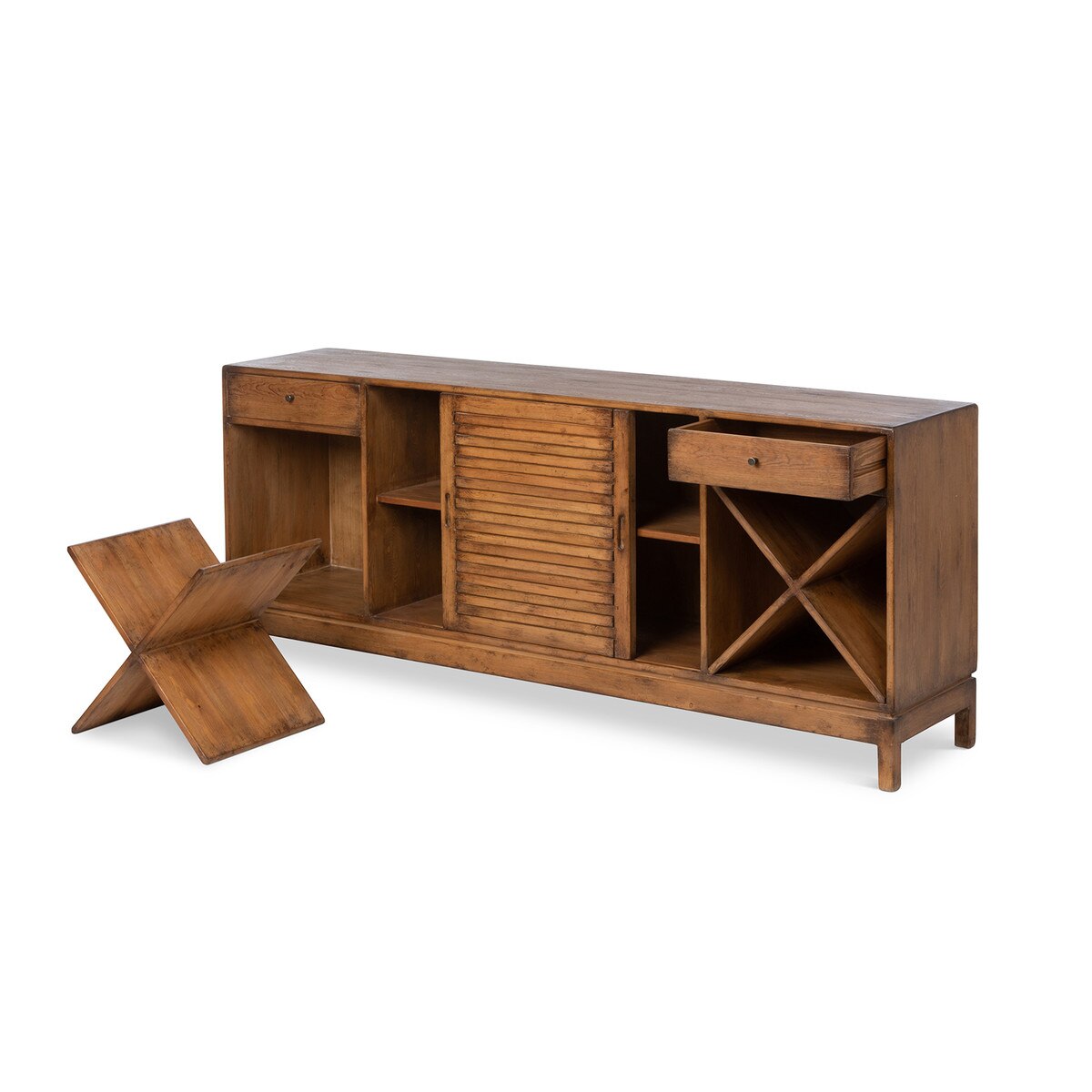 Rhea Wood Console Cabinet style shot 2