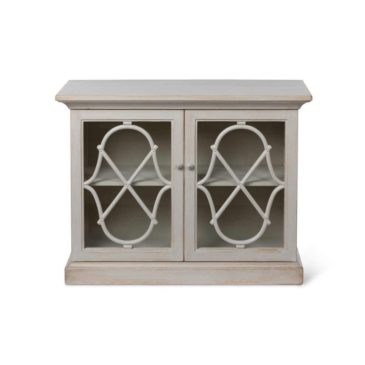 Adeline Wood Console with Glass Doors style shot 2