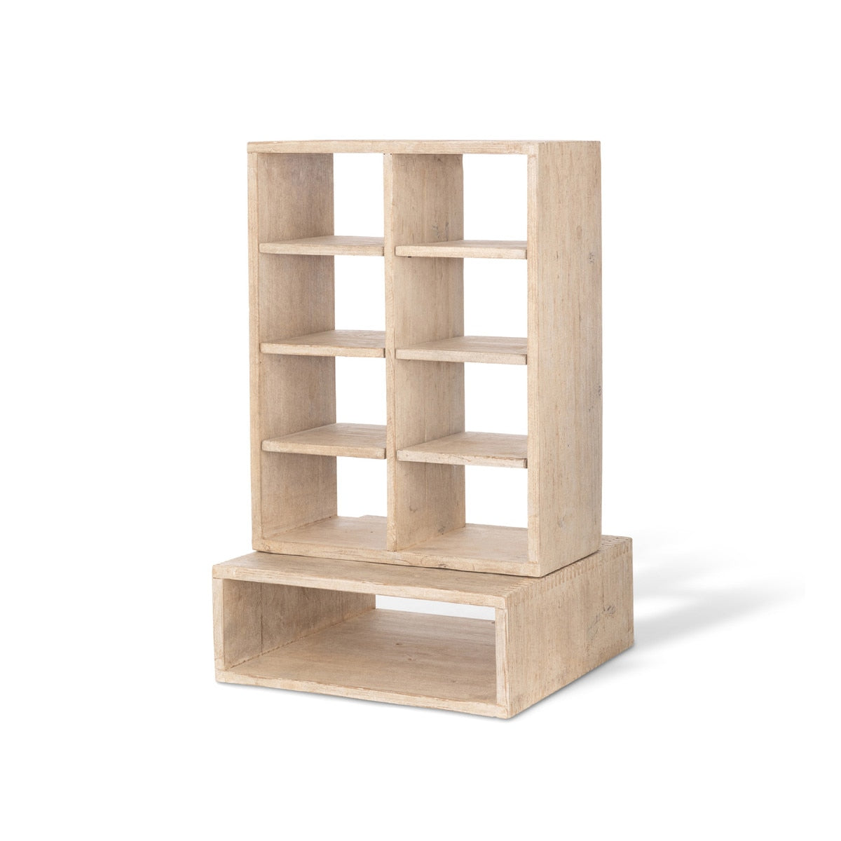 Whitewash Countertop Candle Cabinet style shot 2