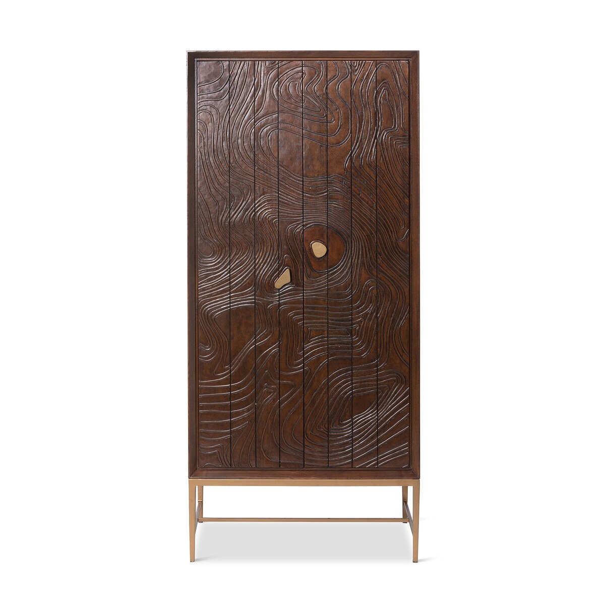 Addison Faux Bois Tall Cabinet style shot 2