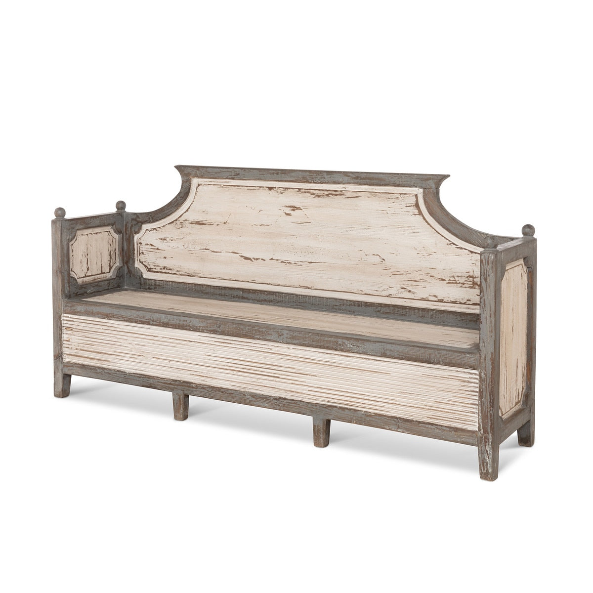 Simone Wooden Bench style shot 1