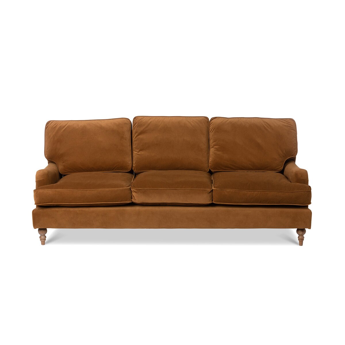 Carlisle Velvet Upholstered Sofa style shot 2