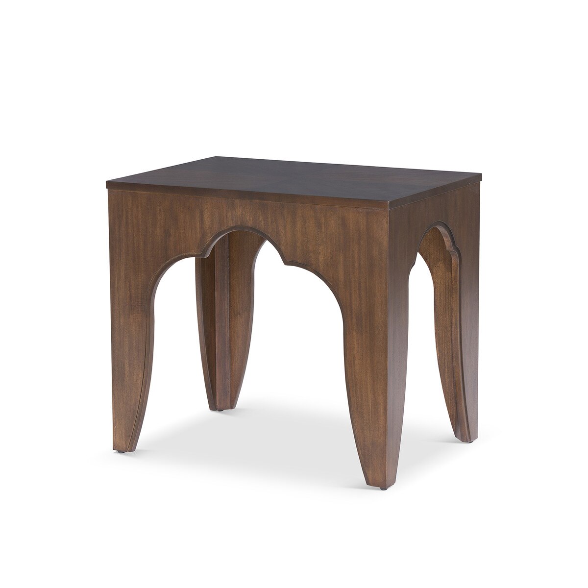 Island Manor End Table, Truffle style shot 1