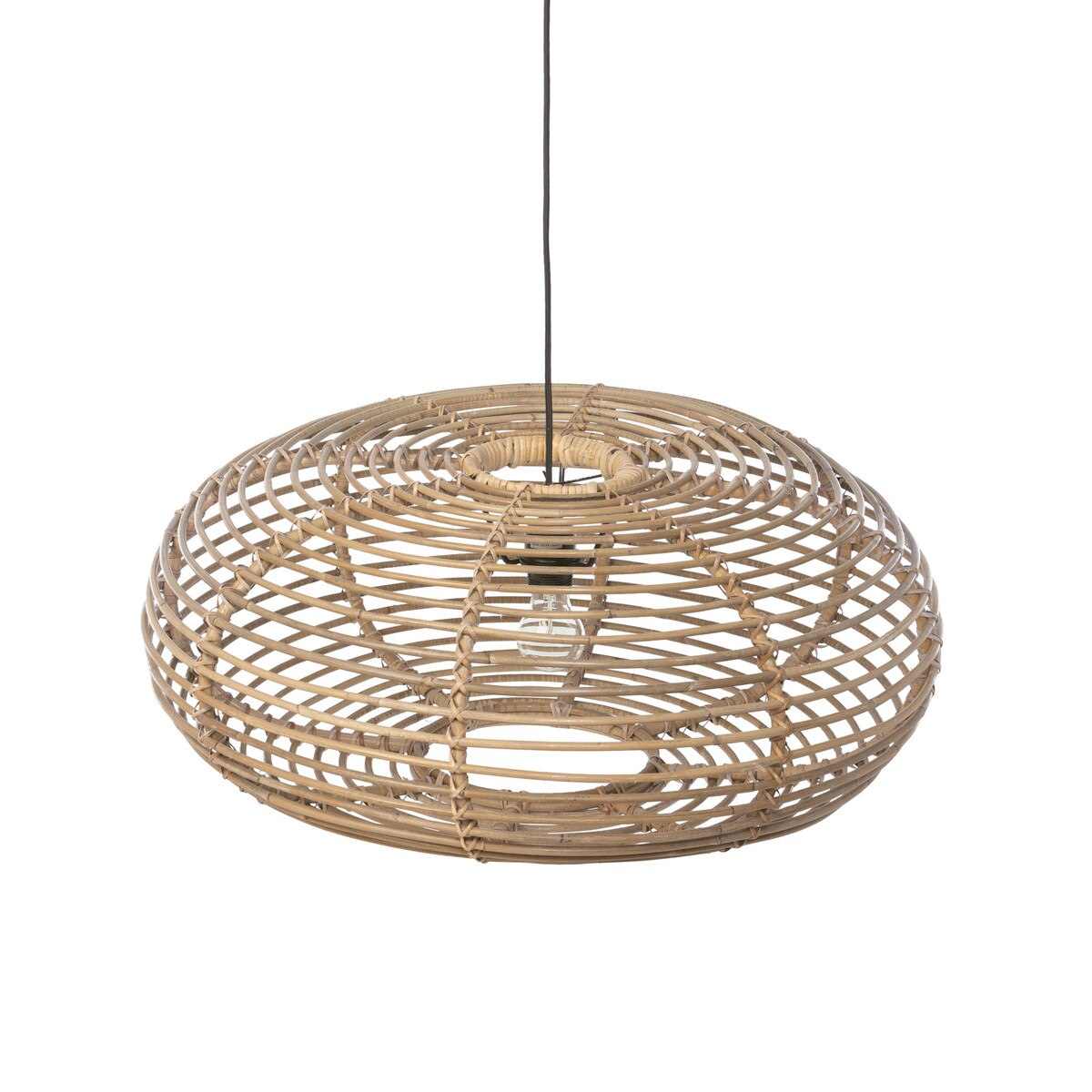 Kailani Rattan Pendant Light, Large style shot 1