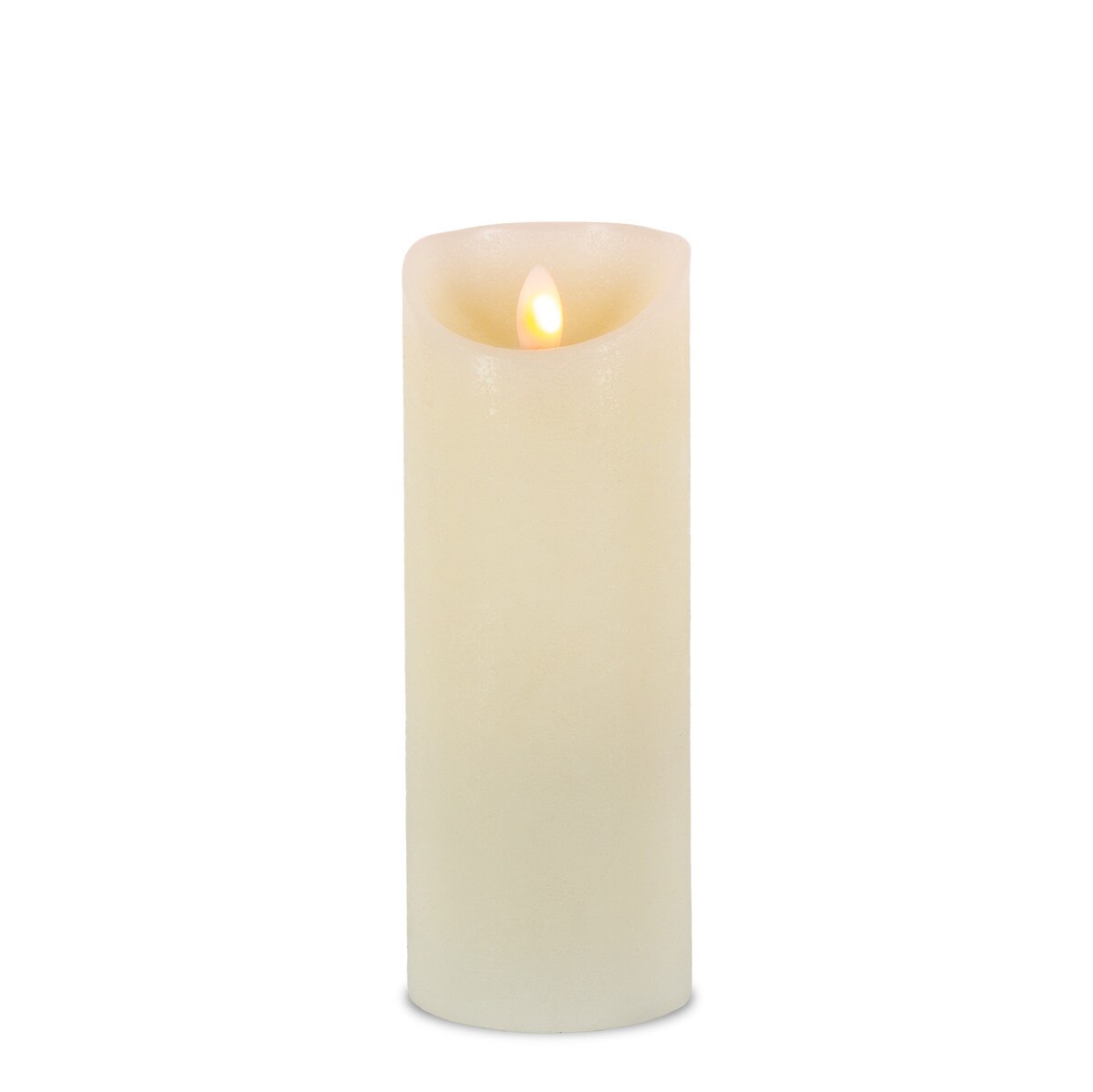 Aurora Flameless Pillar Candle, 3"x8" style shot 1