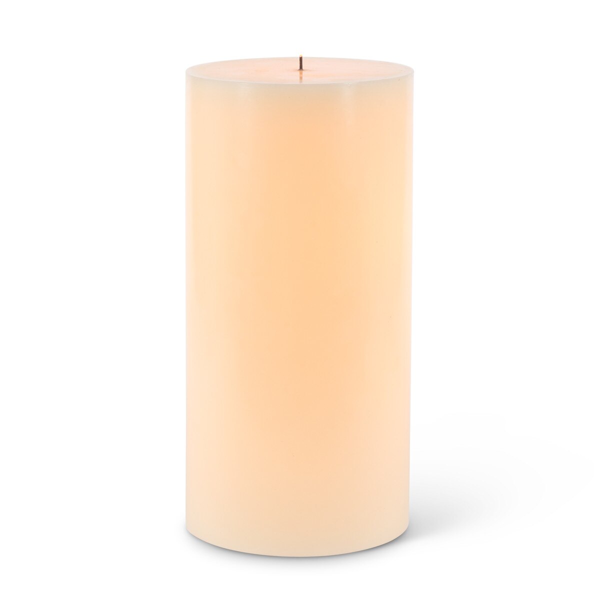 6"D x 12"H Outdoor Wax Candle with Real Wax Surface. style shot 1