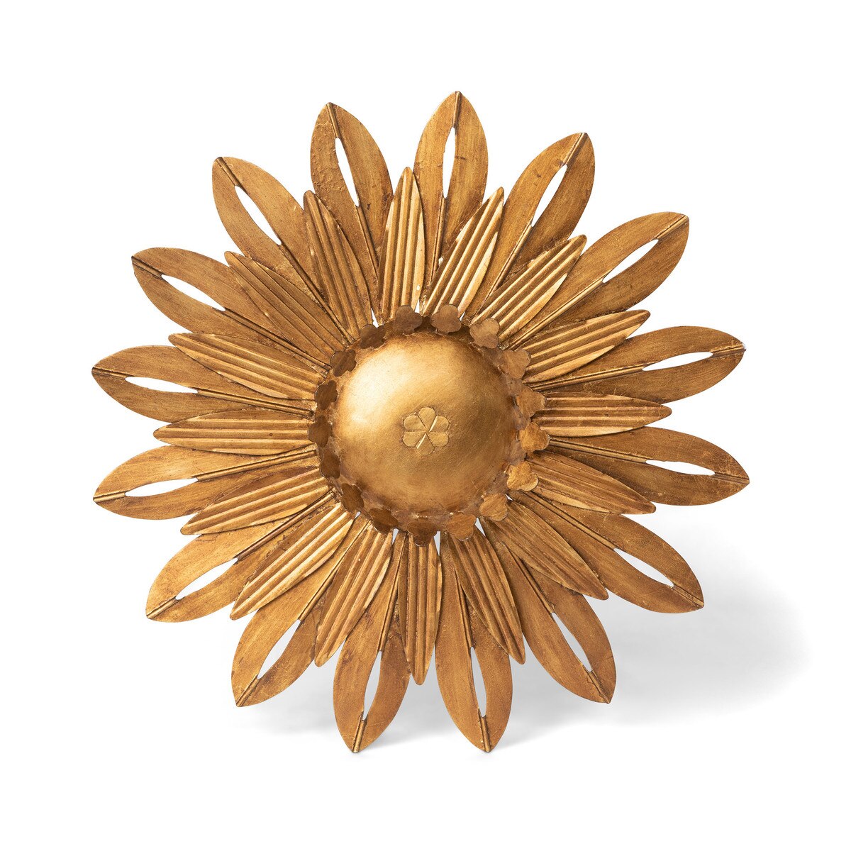 Aged Copper Wall Sunflower, Large style shot 1