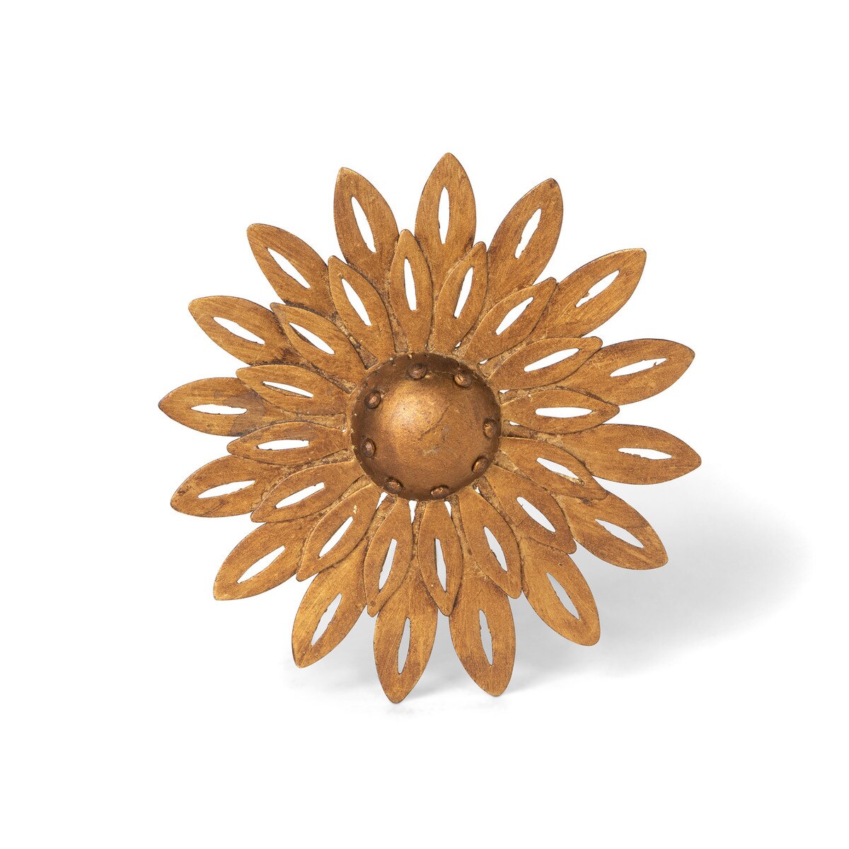 Aged Copper Wall Dahlia, Small style shot 1