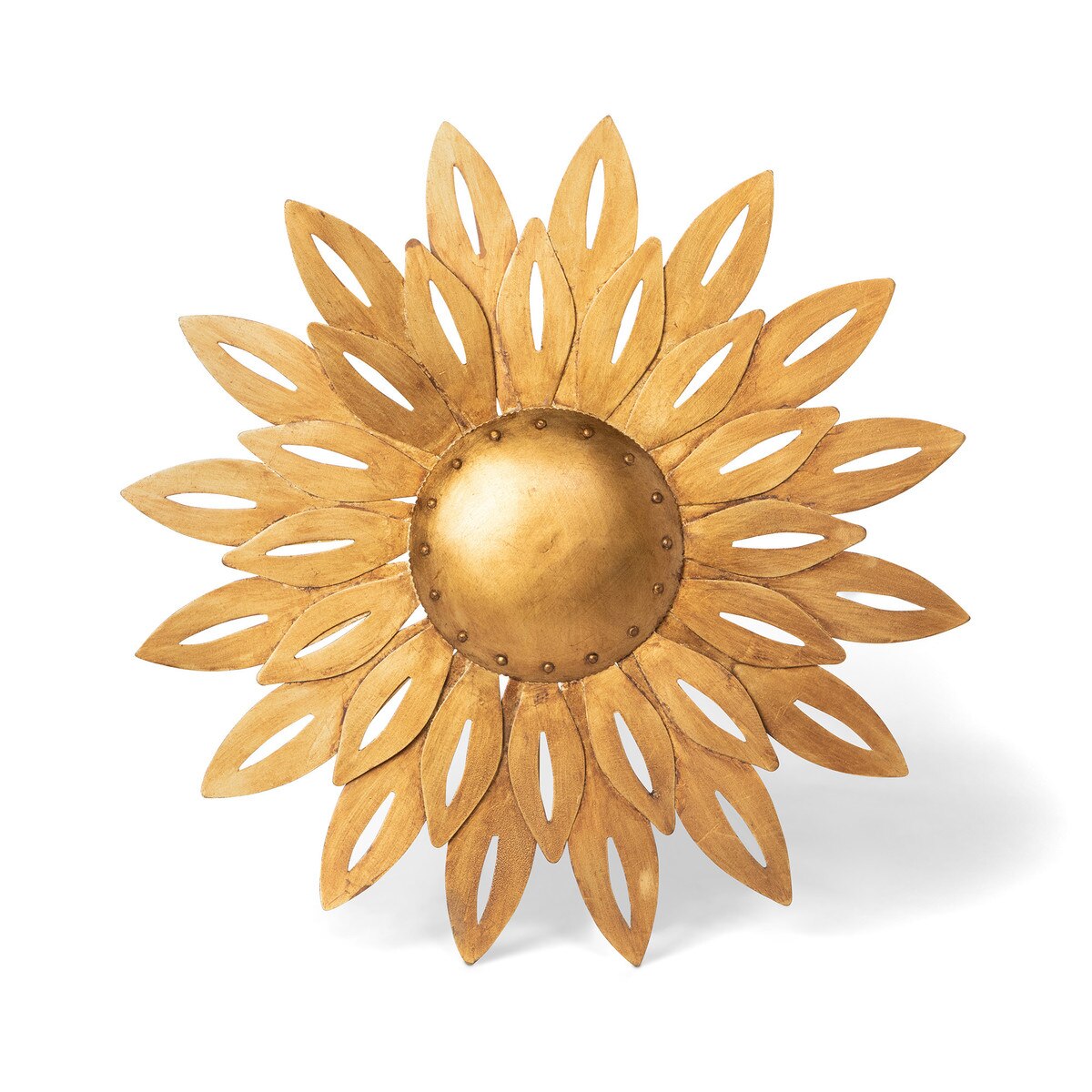 Aged Copper Wall Dahlia, Large style shot 1