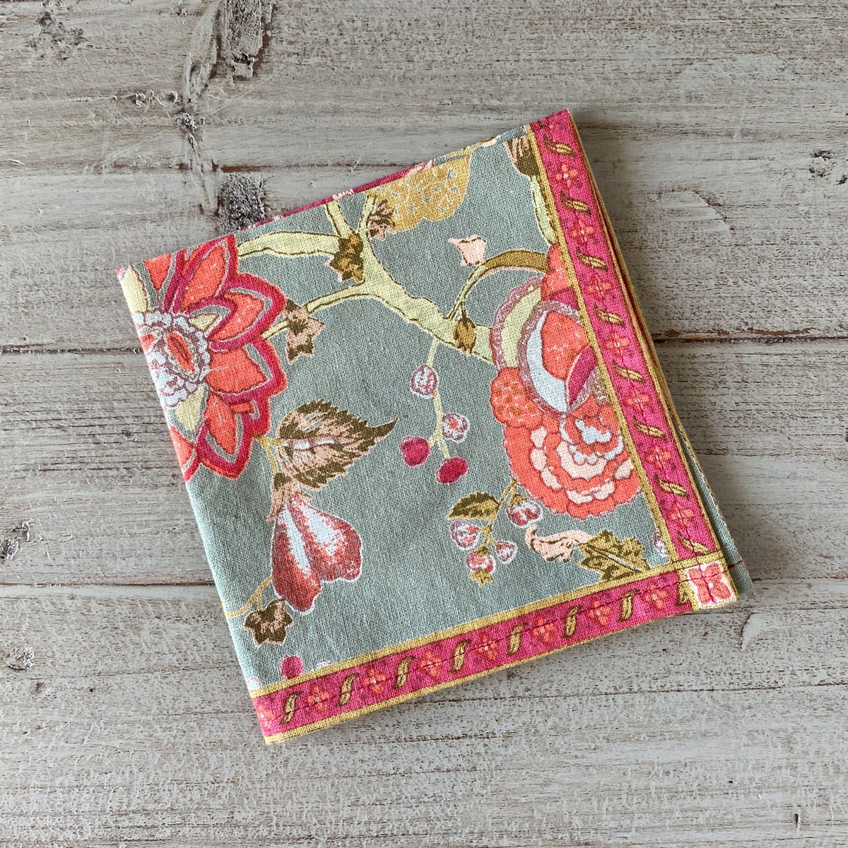 Malabar Thyme Sheeting Napkin style shot 2