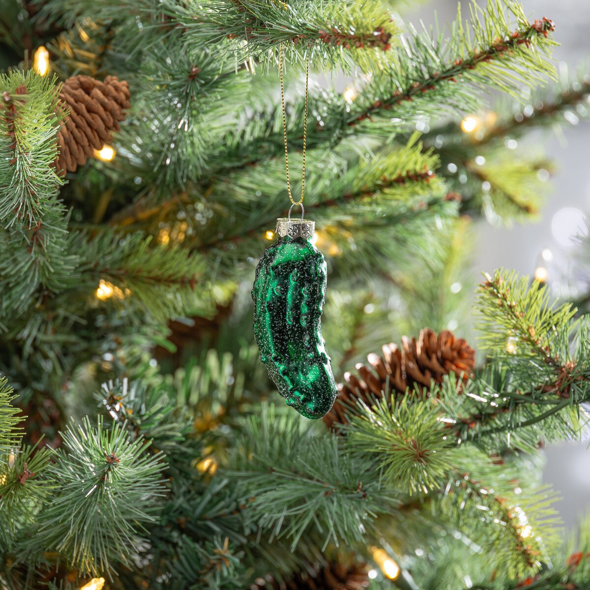 Classic Pickle Ornament style shot 2