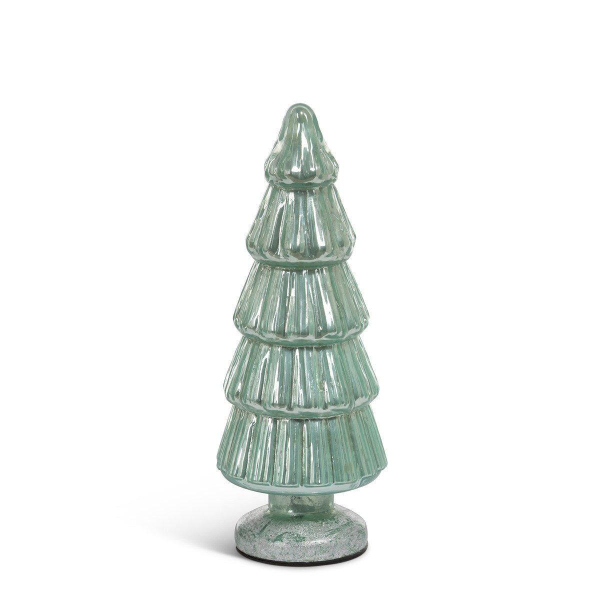 Lustrous Sage Glass Tabletop Tree, 12.5" style shot 1