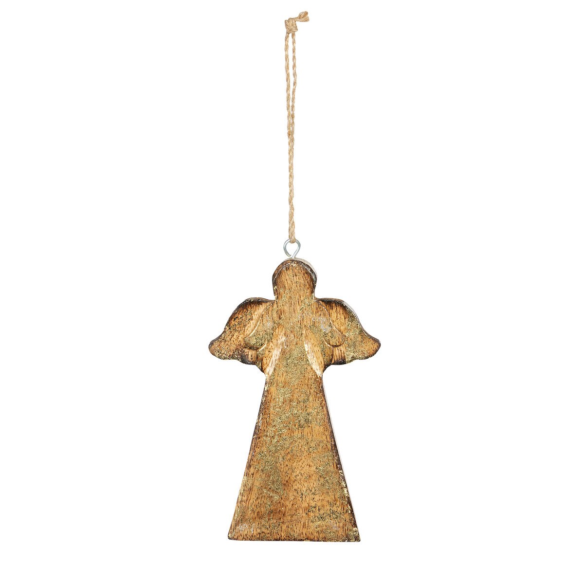 Wooden Carved Angel Ornament style shot 1