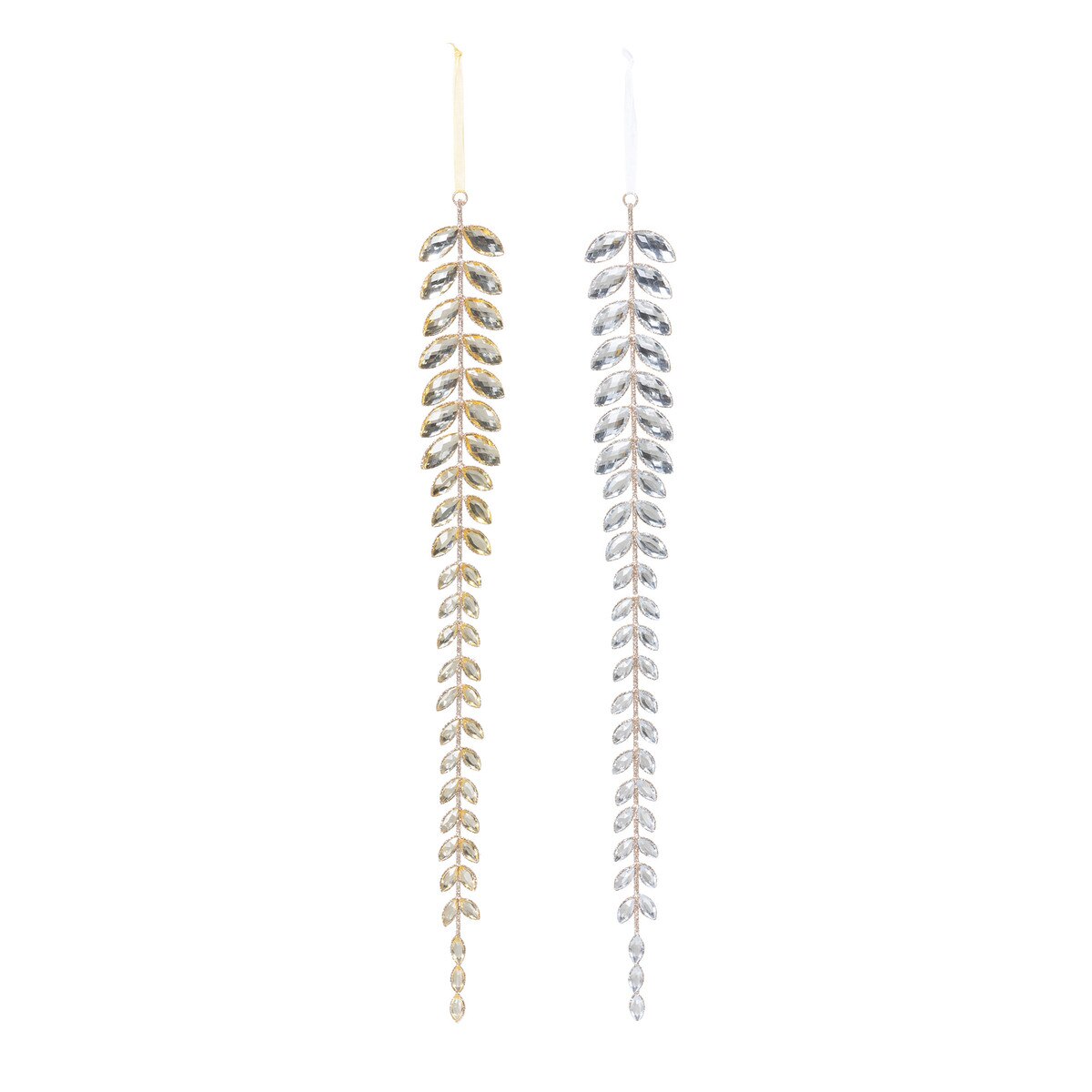 Champagne Gem Vining Drop Ornament, 2 Assorted Styles style shot 1