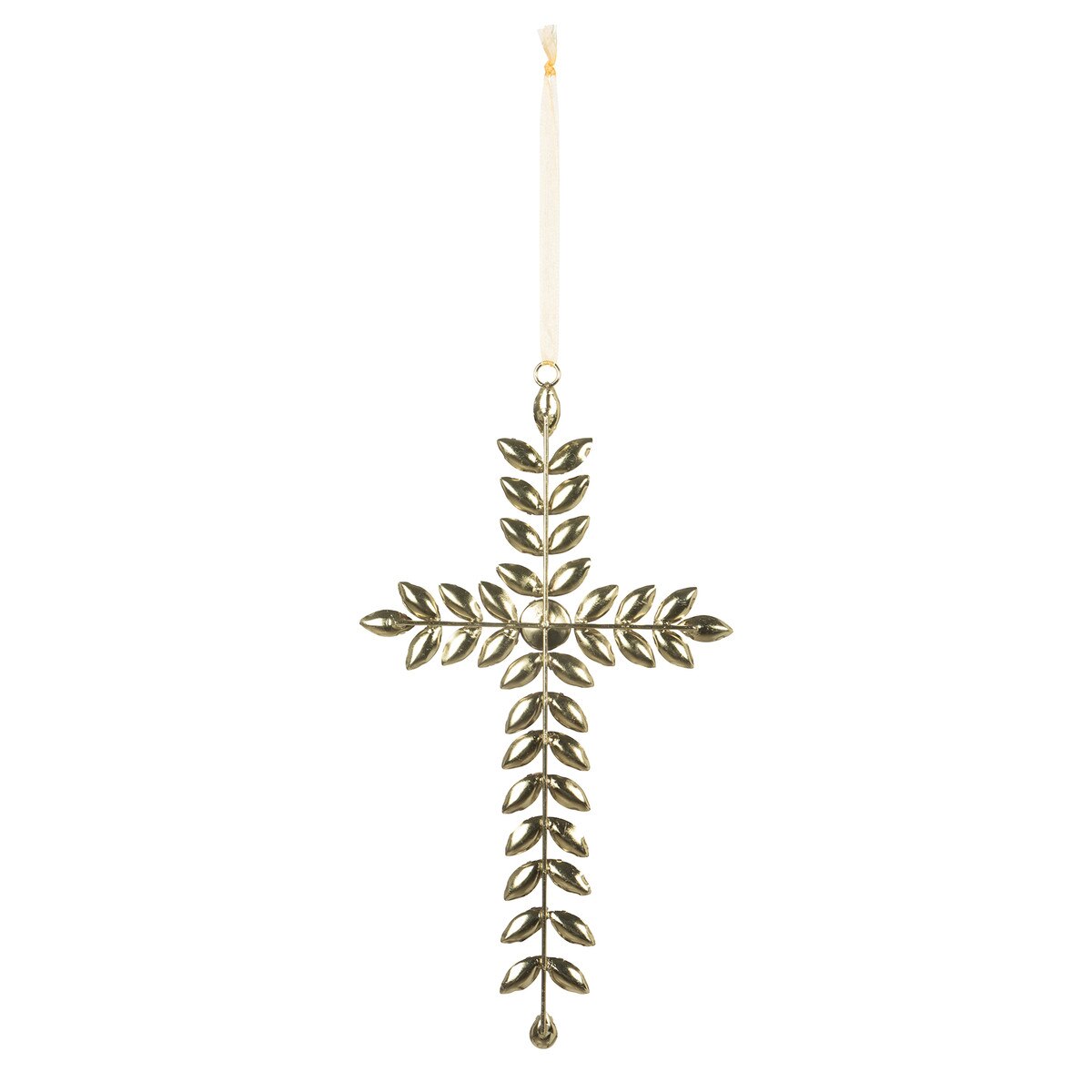 Amethyst Gem Cross Ornament style shot 2