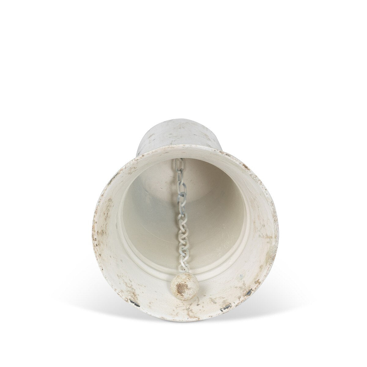 Carillon Antique White Metal Bell, 10" style shot 2