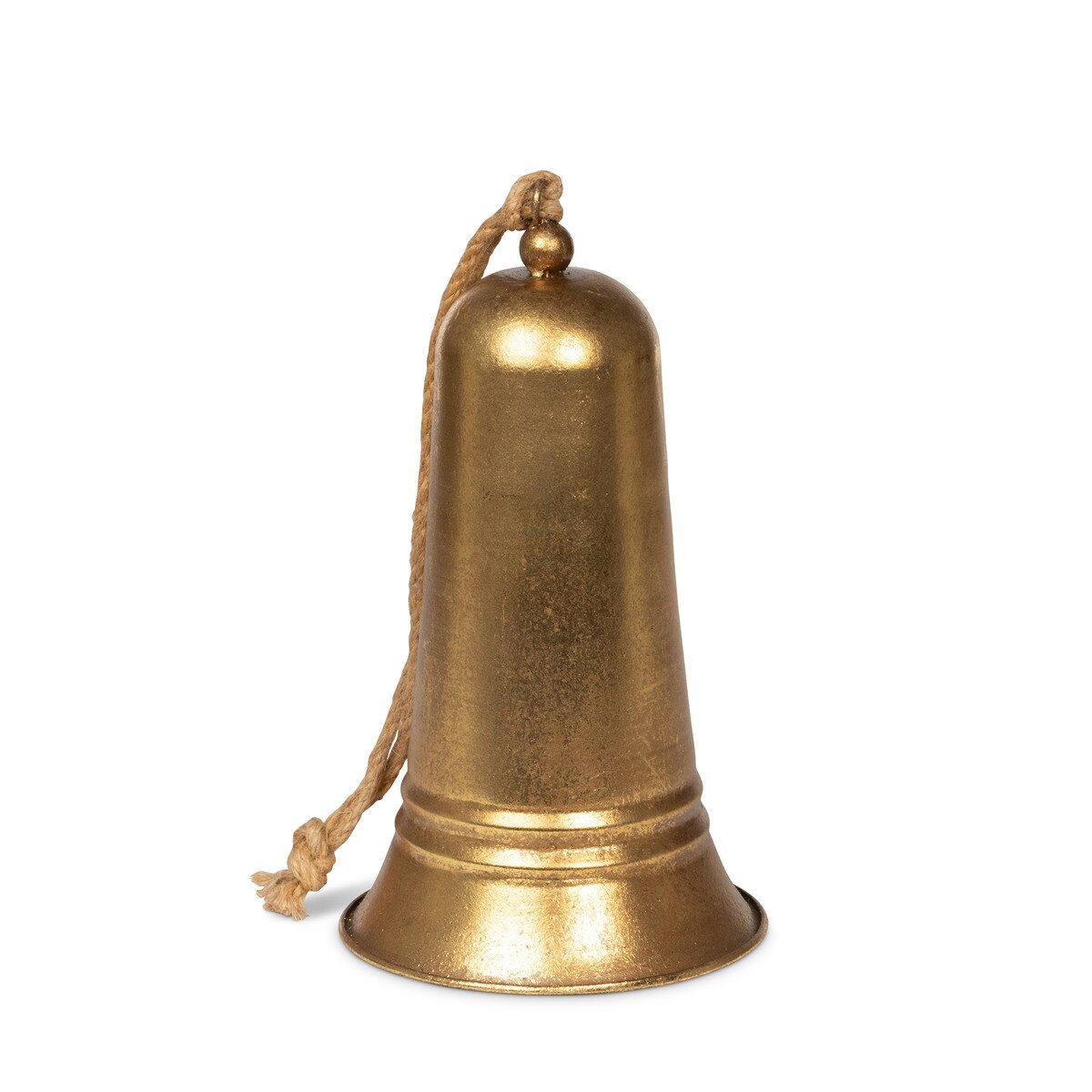 Carillon Antique Gold Metal Bell, 10" style shot 1