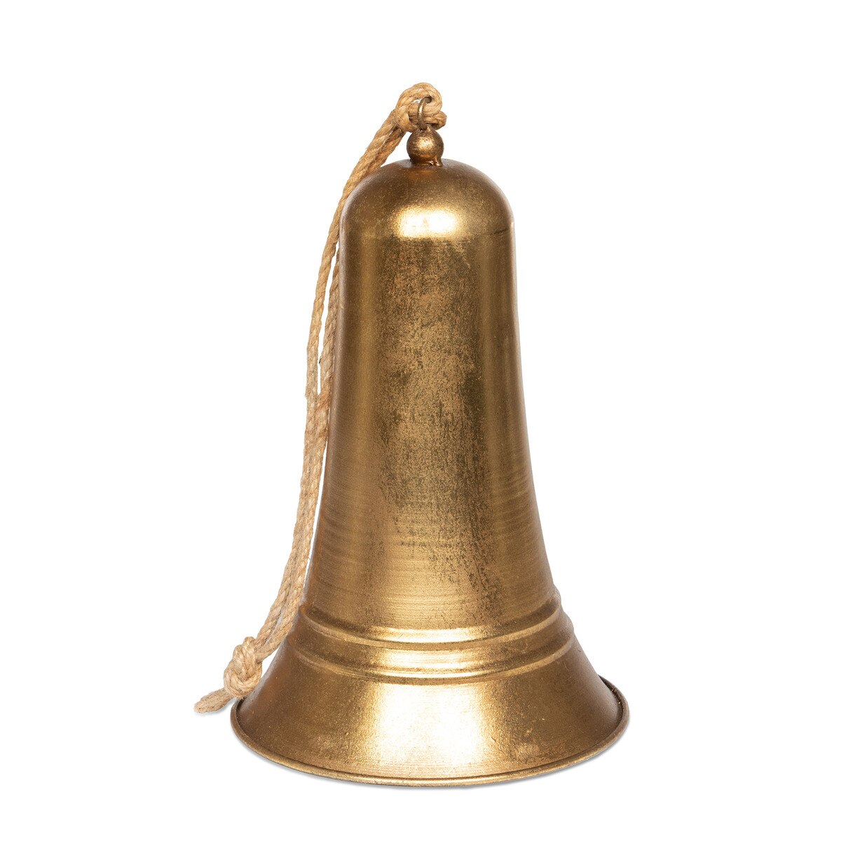 Carillon Antique Gold Metal Bell, 12" style shot 1