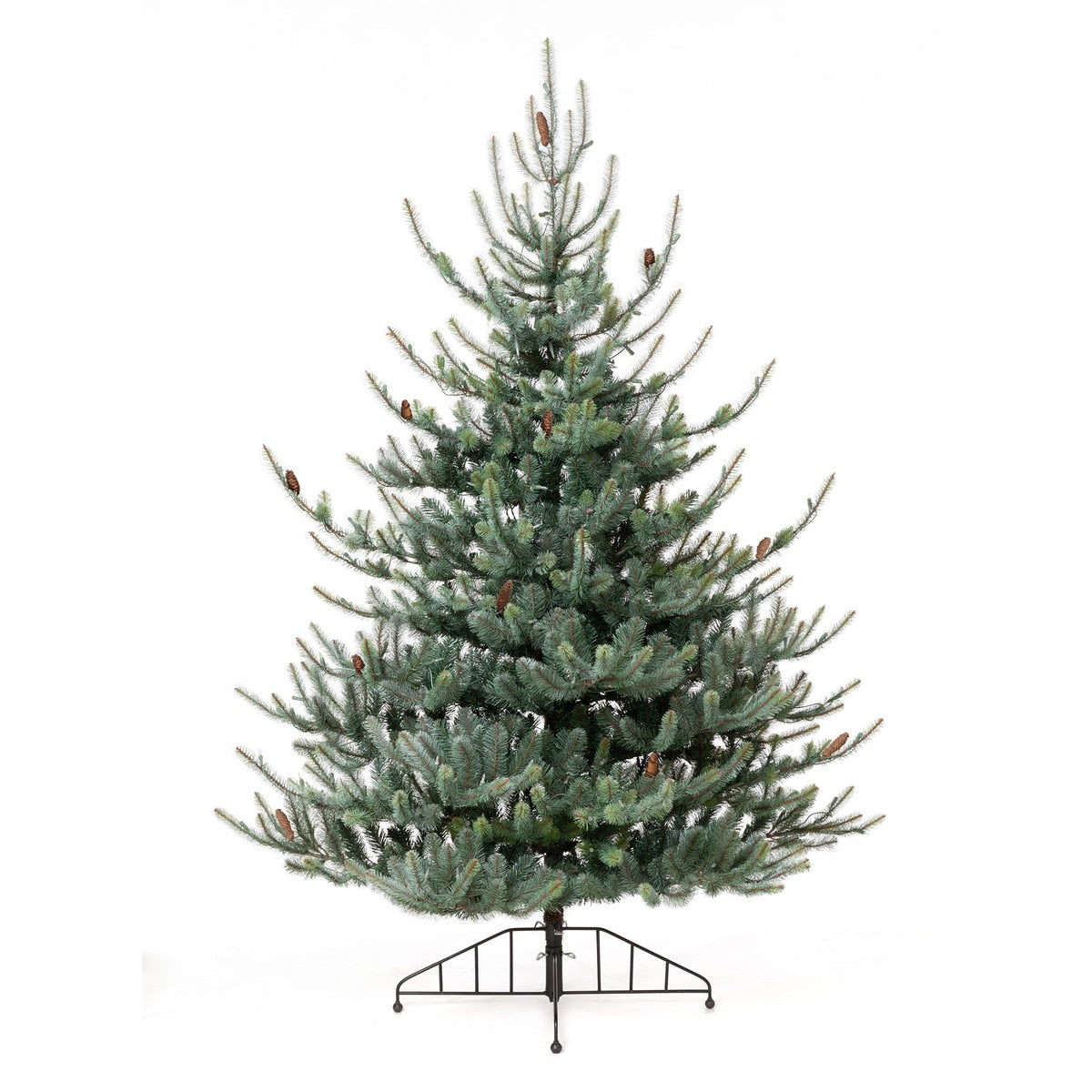 Park Hill Blue Spruce Half Christmas Tree, 7.5' style shot 1