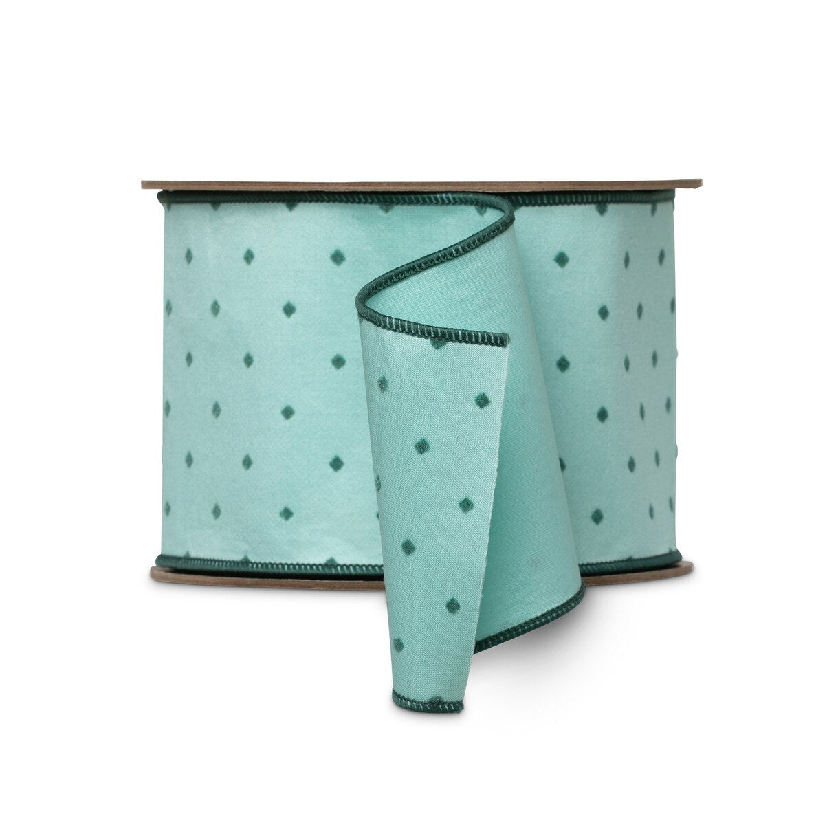 Swiss Dot Ribbon, Aqua style shot 1