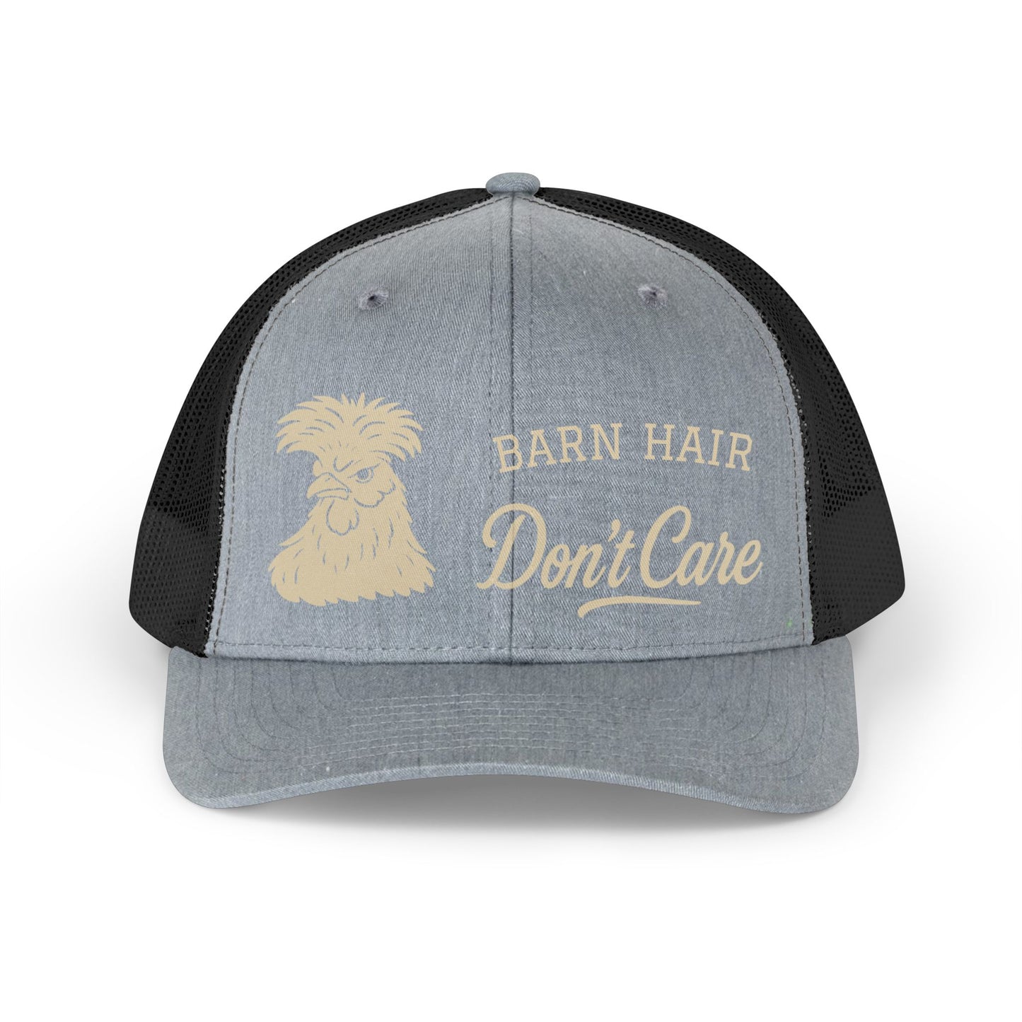 Barn Hair Don't Care Trucker Hat, Retro Farm Style Cap, Country Lifestyle Hat, Fun Gift for Farmers and Ranchers, Casual Outdoor Gear