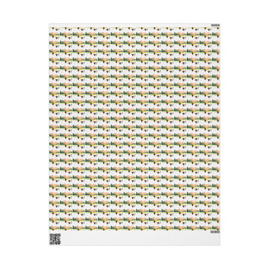 Wrapping Paper — Two Sheep Pattern Gift Wrap (Eco-Friendly)
