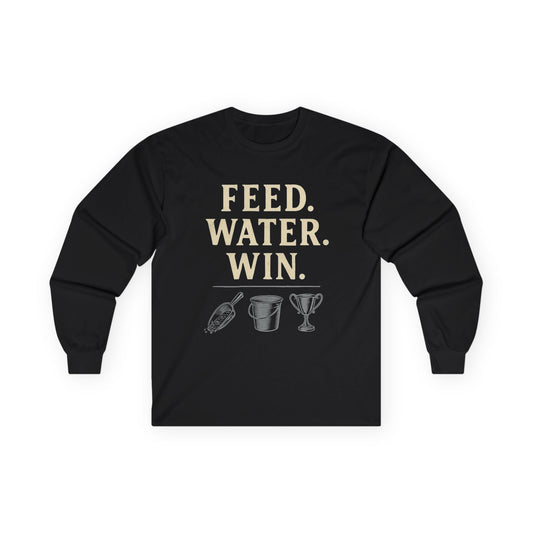 Motivational Long Sleeve Tee, Perfect Gift for Sports Enthusiasts, Celebratory Moments, Everyday Wear, Casual Style, Unisex Comfort
