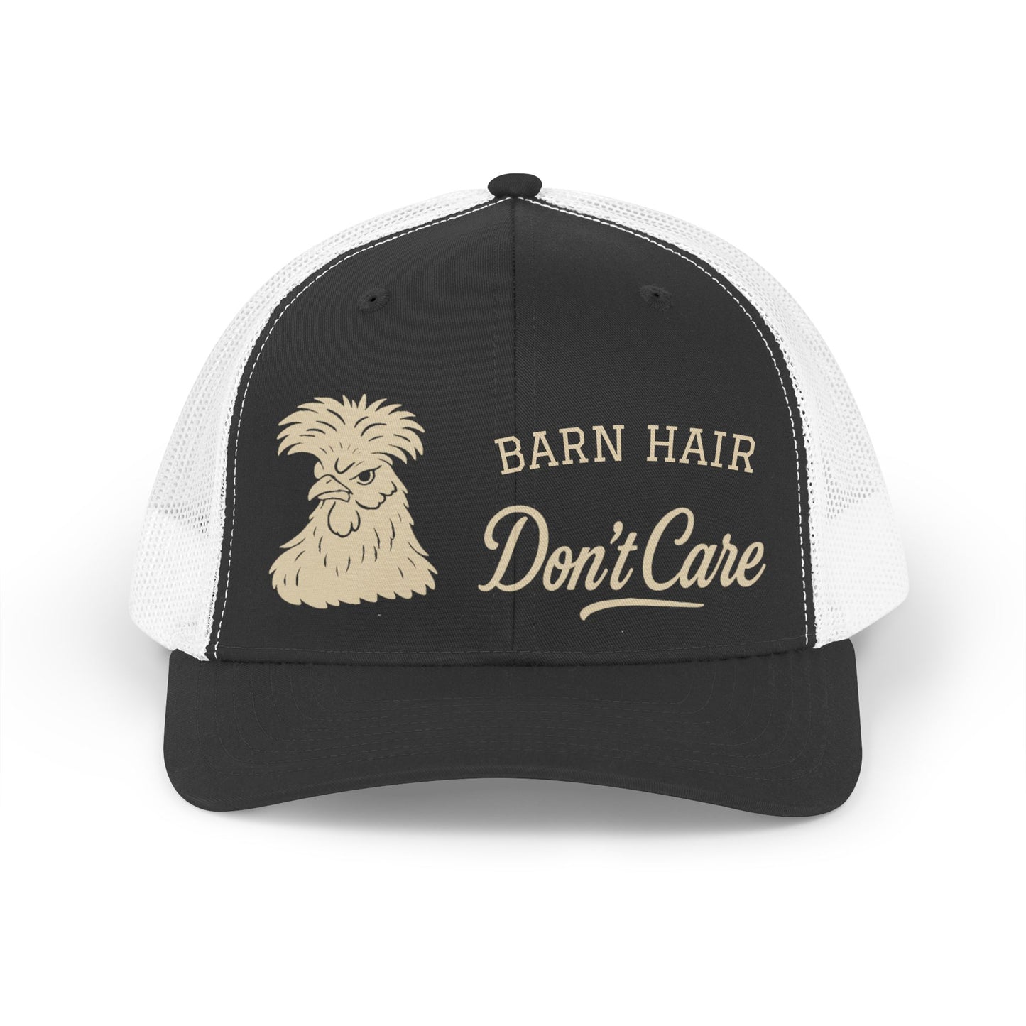 Barn Hair Don't Care Trucker Hat, Retro Farm Style Cap, Country Lifestyle Hat, Fun Gift for Farmers and Ranchers, Casual Outdoor Gear