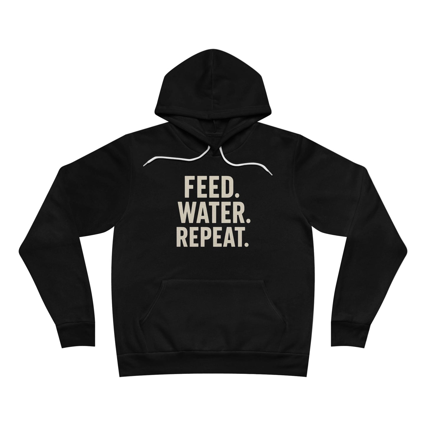 Unisex Sponge Fleece Pullover Hoodie with 'Feed. Water. Repeat.' Design | Cozy Gift for Gamers | Casual Streetwear, Everyday Wear, [...]