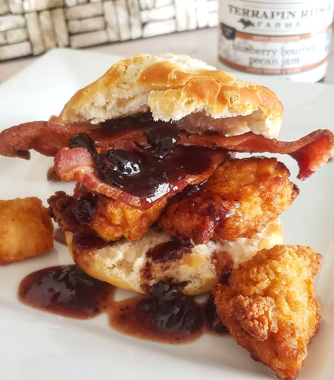 Blueberry Bourbon Pecan Jam - 5 oz
