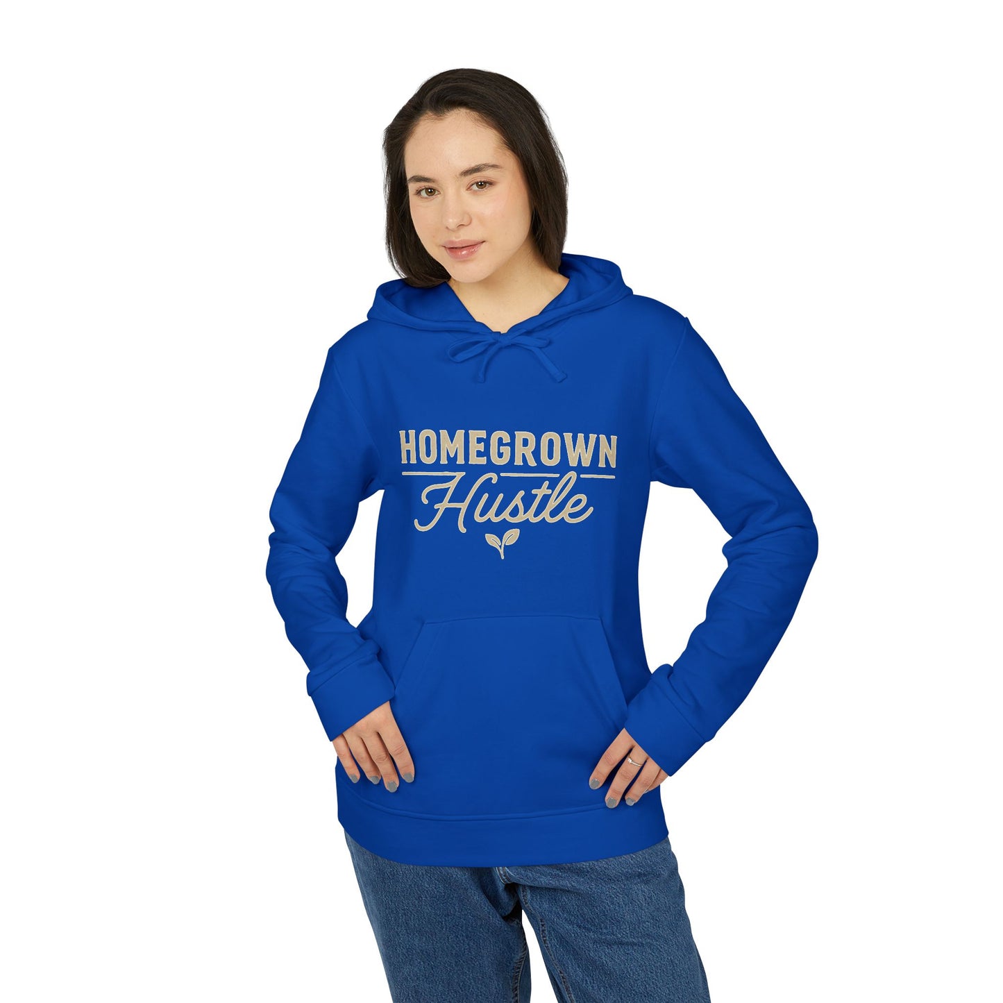 Home Grown Hustle Hoodie | Unisex Fleece Sweatshirt for Casual Wear, Gifts, Fitness Events, Weekend Outings, Cozy Style