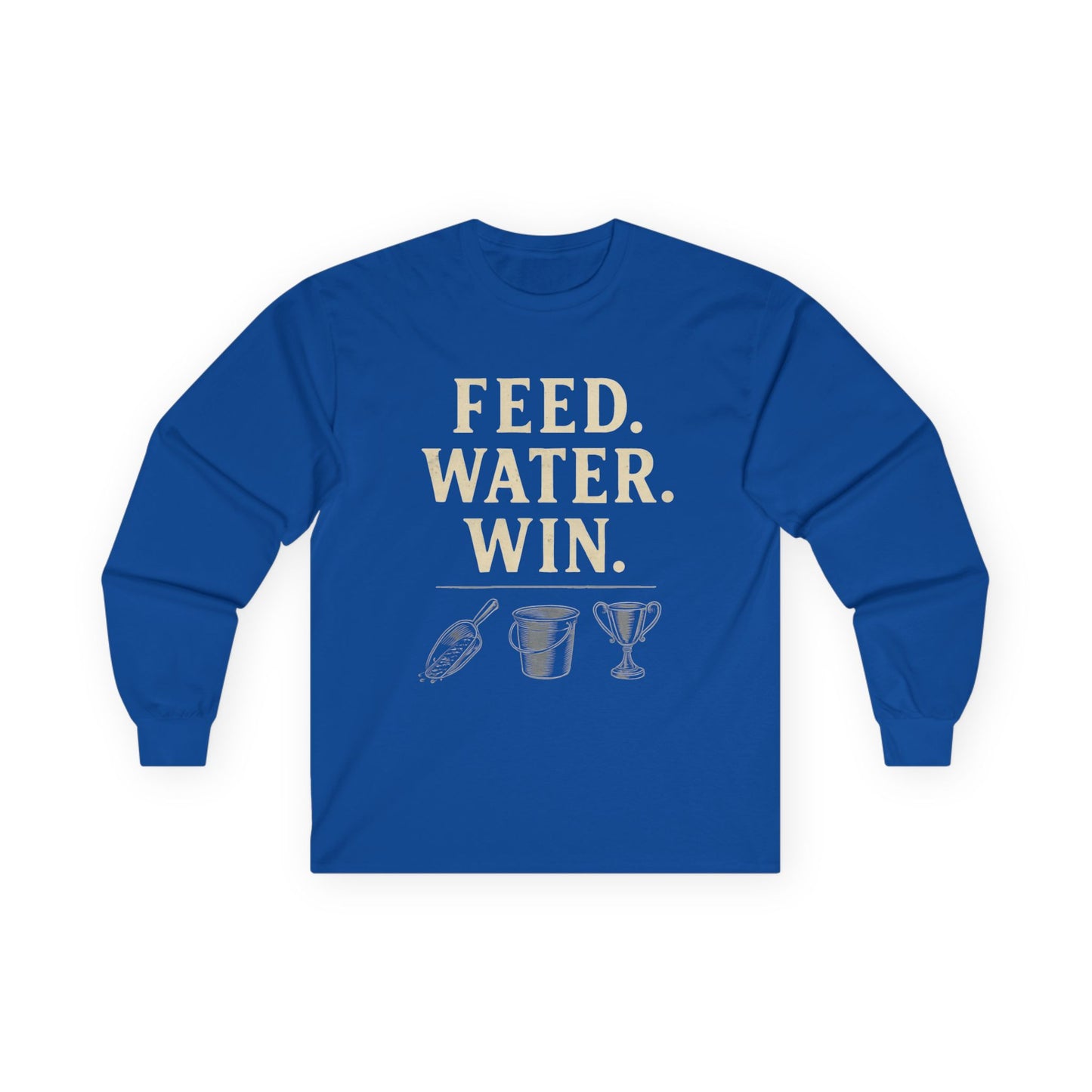 Motivational Long Sleeve Tee, Perfect Gift for Sports Enthusiasts, Celebratory Moments, Everyday Wear, Casual Style, Unisex Comfort