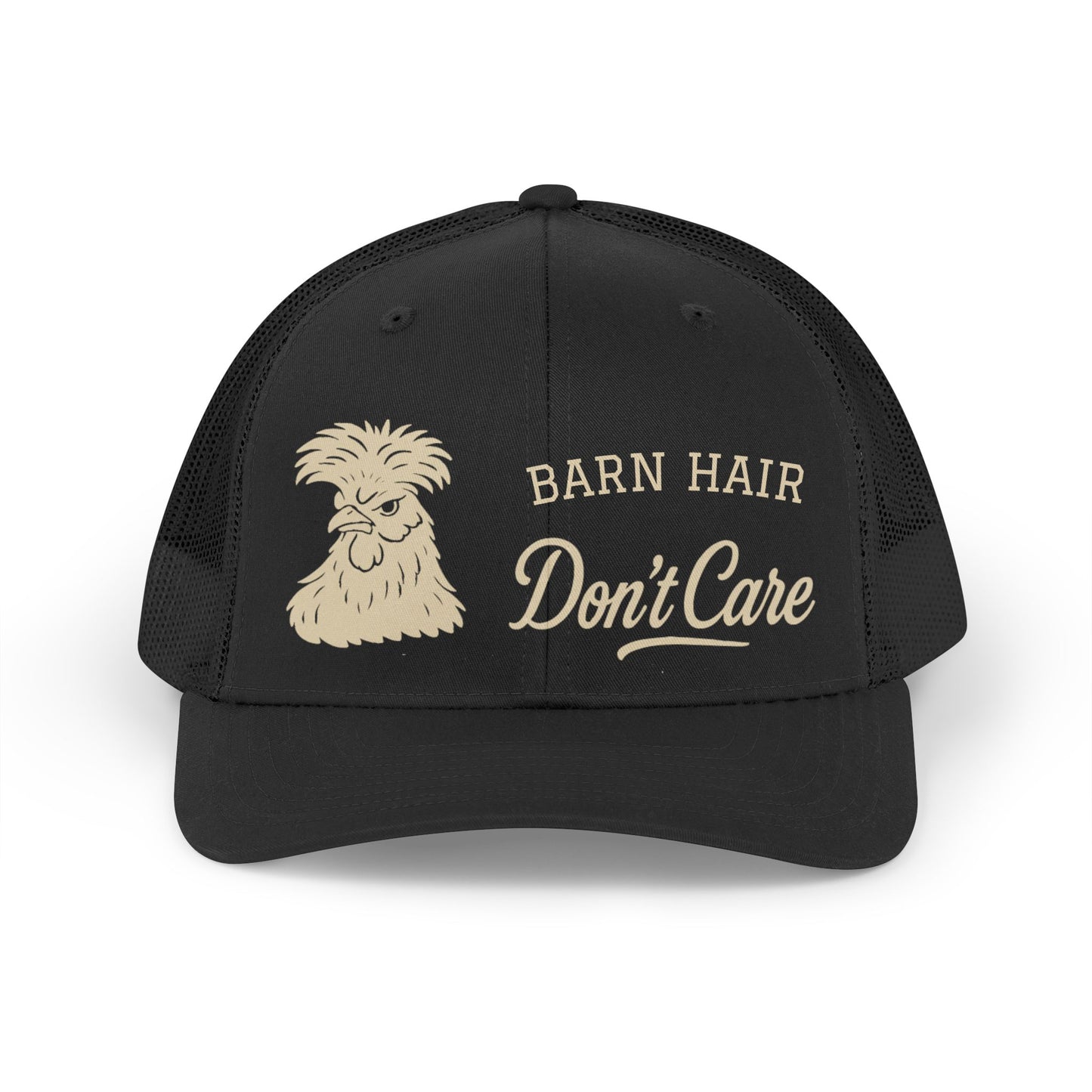 Barn Hair Don't Care Trucker Hat, Retro Farm Style Cap, Country Lifestyle Hat, Fun Gift for Farmers and Ranchers, Casual Outdoor Gear
